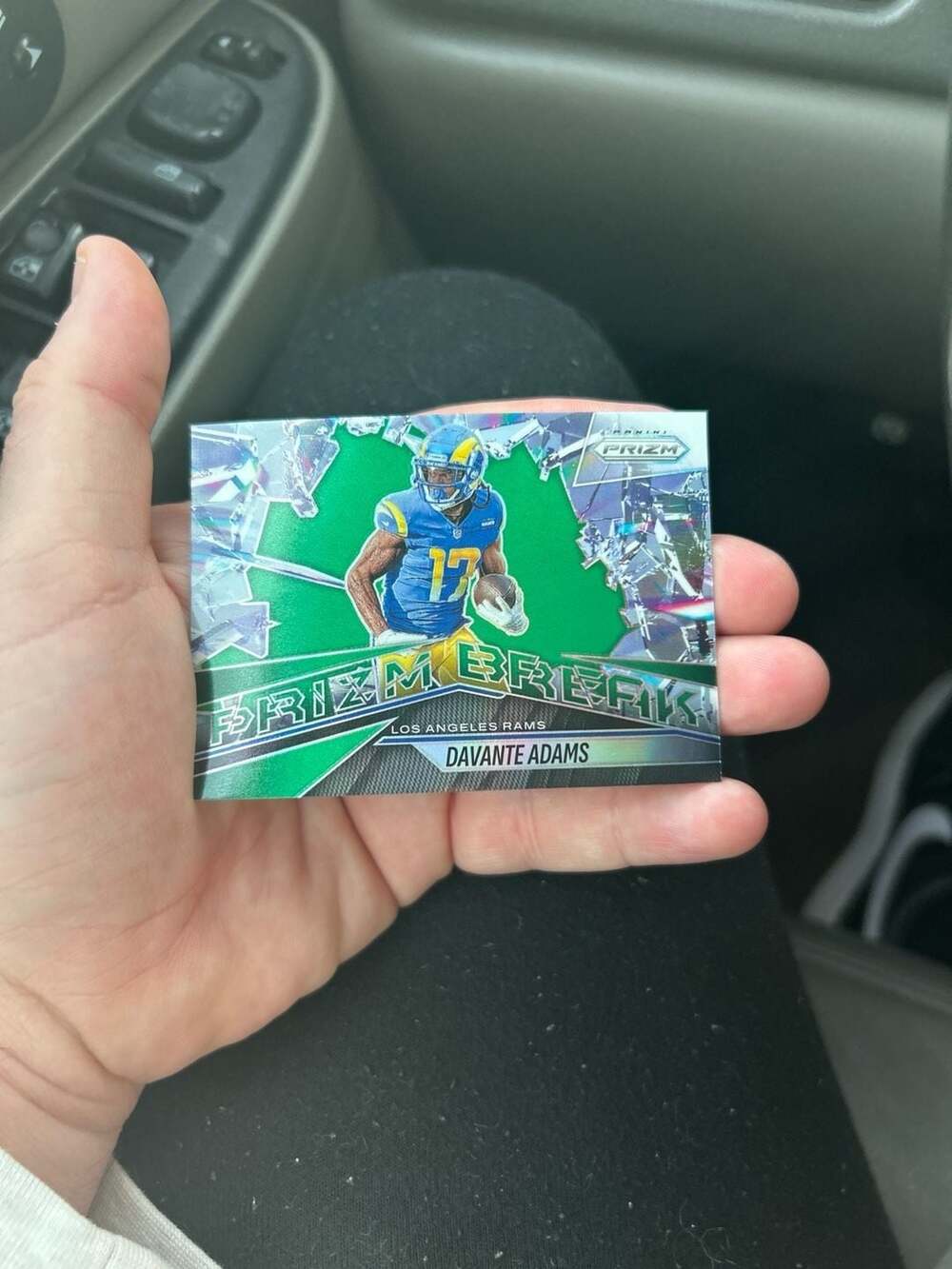 2025 Panini Prizm Davante Adams Rams Prizm Break Insert #10